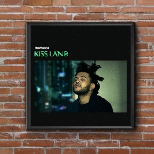 The Weeknd Kiss Land Music Album Cover Poster Music Singer Star Canvas Poster Wall Painting Home Decoration ( No Frame )