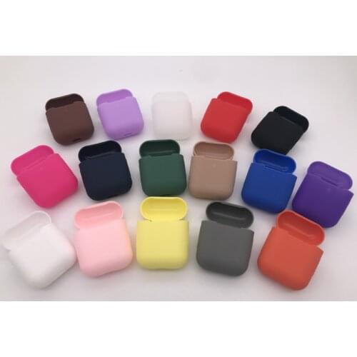 Ultra-Thin Soft Airpods Cover Skin Compatible For Apple Airpods 1 2 Accessories Case Protection Silicon Case