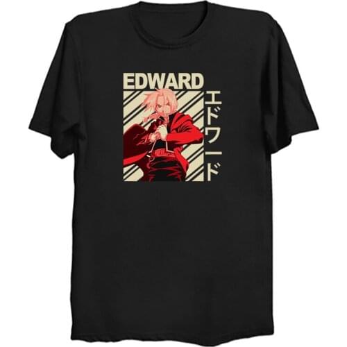 Fullmetal Alchemist Funny T Shirt Unisex Streetwear Harajuku Casual T-Shirt Anime Homme Summer Kawaii Shirt