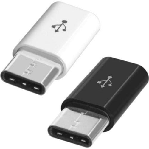 1pcs USB-C 3.1 Data Charger 1M Charging Cable OR Micro USB to USB-C 3.1 Converter Mobile Phone Adapters Converters