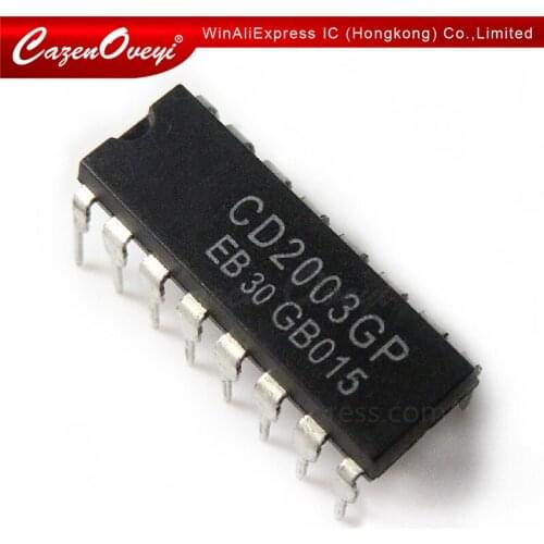 10pcs/lot CD2003GP DIP16 CD2003 DIP 2003GP DIP-16 new and original IC In Stock