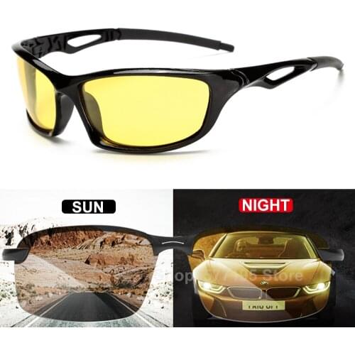 2020 Night Vision Glasses For Headlight Polarized Driving Sunglasses Yellow Lens UV400 Protection Night Eyewear for Driver