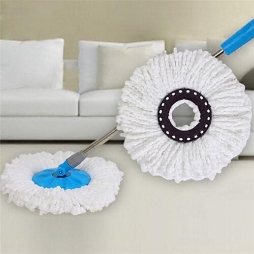 3pcs Universal Replacement Mopping Head Microfiber Rotating Mop Cotton Head for Home Floor Clean Tool Mopping Heads