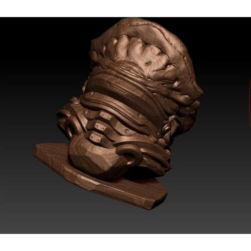 3D model for cnc 3D carved figure sculpture machine in STL file format Head