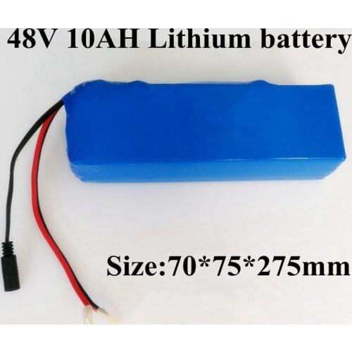 48v 10Ah High Powe Lithium Ion Battery Pack Built-in BMS for Ebike Wheelchair Vehicle Motor Scooter +2A Charger