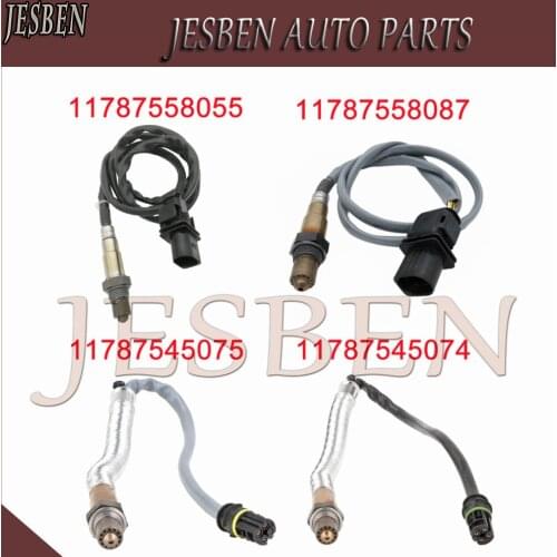 4PCS Up&lower 11787558055 11787558087 11787545074 11787545075 Lambda Probe O2 Oxygen Sensor For BMW E88 E89 E90 E92 Z4 135i 335i