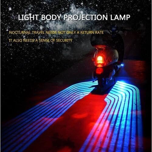 Motorcycle accessories lights modified chassis lights LED Car light wings projection lights decorative lantern