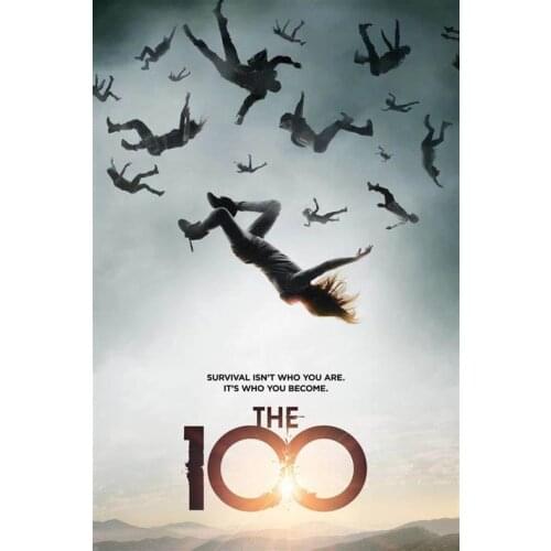 More style The 100 Season Movie Art Film Print Silk Poster Home Wall Decor 24x36inch