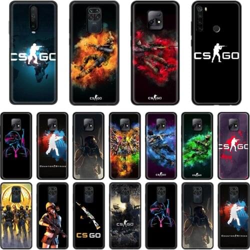 Phone Case for Xiaomi Redmi Note 9A 9S 8 8T 9 Pro 7 8 Pro 7A 8A 9A 9C Silicon Soft Black Shell Cover Counter Strike csgo cs go