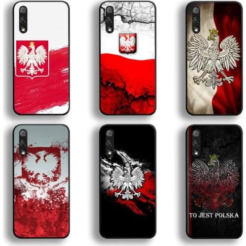 Poland Flag Phone Case For Huawei Honor 30 20 10 9 8 8x 8c v30 Lite view 7A pro