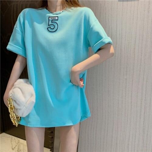 Cheap wholesale 2021 spring summer autumn new fashion casual woman t-shirt lady beautiful nice women Tops female Vy1447