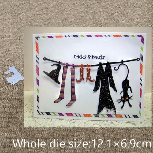 XLDesign Craft Metal Cutting Die cut dies Halloween clothes decoration scrapbook Album Paper Card Craft Embossing die cuts