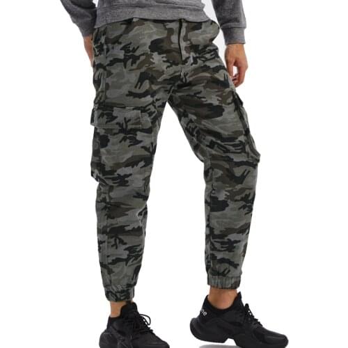 2021 Men Camouflage Cargo Pants Mens Military Tactical Joggers Pants Male Multi-Pocket Fashions Casual Army Trousers 29-40