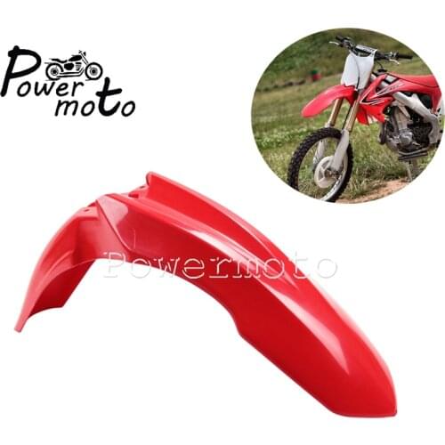 Enduro Motocross Red White Front Fender for Honda CRF250R 2010-2013 CRF450R 2009-2012 Front Mudguard CRF 250R 450R Dirt Bike