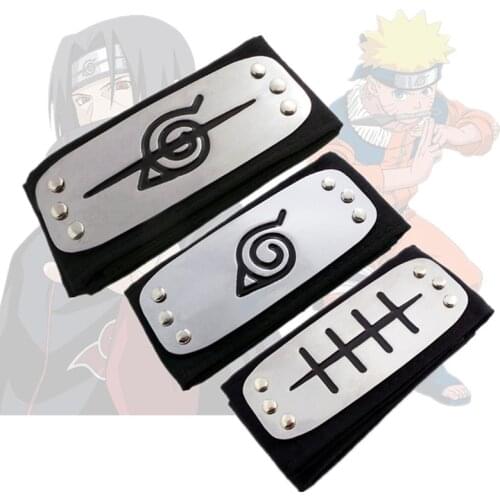Adults & Kids Anime Hapyto Kakashi Headband Ring/Necklace Cosplay Costumes Accessories Props Akatsuki Anime Toys Headband