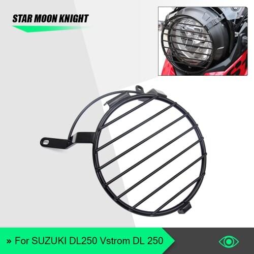 Motorcycle Headlight Grill Cover Head Light Protection HeadLamp Guard for SUZUKI DL250 DL 250