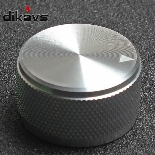 1Pcs High Quality Aluminum Knob Potentiometer Knob Audio Volume Knob Encoder Knob 30 * 17 Mm - Silver