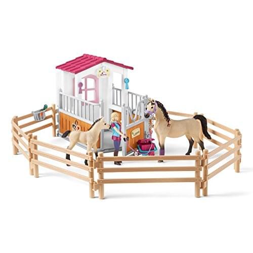 SCHLEICH 2542369 BOX with horses to Arabs and ADDETTA Pet Care