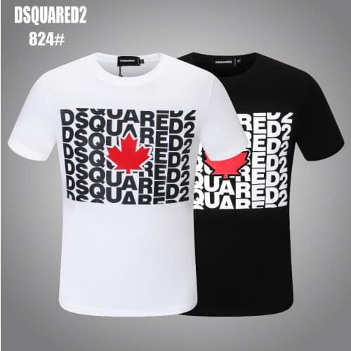 Dsquared2-letter printing, mens and womens T-shirts, 2021 mens T-shirts 824