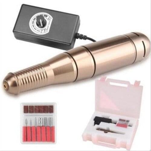 Electric Nail Care Manicure Set Drill Pedicure Gel Polish 2600 RPM Fingernail Care System File Shine Salon Grinding Machine Kit