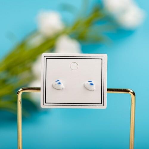 Porcelain Multicolor Ceramic Earrings Anti-allergic Cartoon cute little animal jewelry #LY524 sieraden пляжные серьги 2021