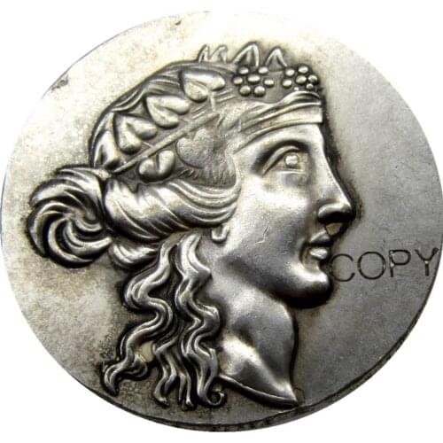 G(19)Greek Silver Coin, THRACE Thasos AR Tetradrachm Silver Plated copy coins