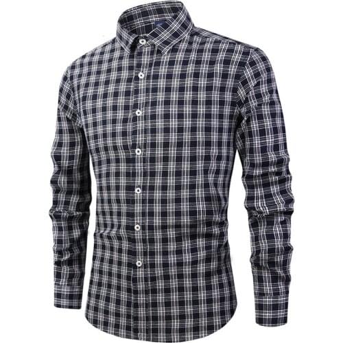 Personality Trend Plaid Shirt For Men Youth Popular Mens Shirt Summer Korean Fashion Casual Plus Size Mens Brand Clothing A712