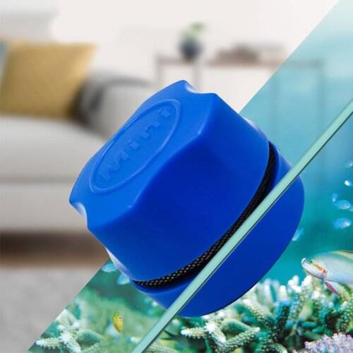 Aquarium Magnetic Brush Glass Floating Algae Scraper Curve Glass Cleaner Mini Scrubber Tool Fish Tank Glass Cleaning Magnet