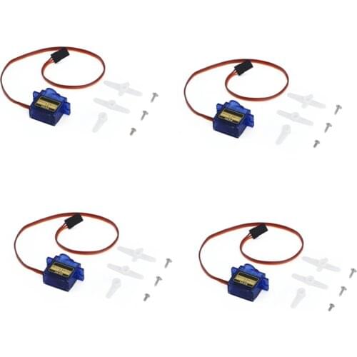 4pcs/lot QYWWRC SG90 9g Mini Micro Servo for RC for RC 250 450 Helicopter Airplane Car Drop Free Shippping