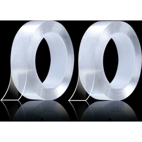 Nano Tape Reusable Clear Double Sided Anti-Slip,Washable Adhesive