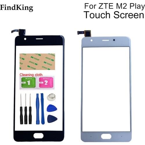 5.5'' Mobile Touch Screen For ZTE Nubia M2 Play NX907J Digitizer Touch Screen Sensor Front Glass Tools Adhesive
