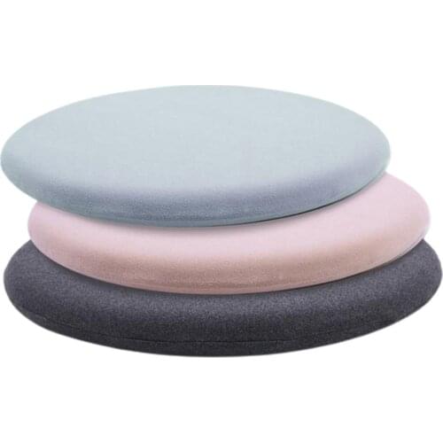 40cm Round Chair Cushion Soft Comfortable Stool Seat Cushion with Elastic Memory Foam for Home Office