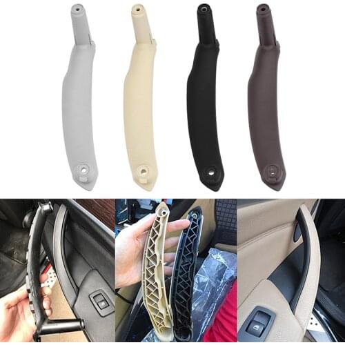 Car Inner Door Armrest Handle Panel Pull Trim Cover Gray Brown Black Beige For BMW E70 X5 E71/E72 X6 2007-2014 Right Left