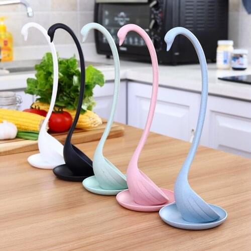 2019 New Creative Long Handled Spoon Soup Tableware Dinnerware Cooking Kitchen Tool High Temperature Resistant