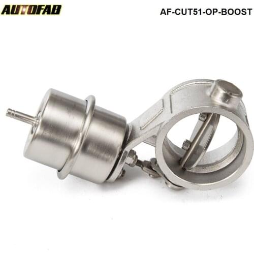 NEW Boost Activated Exhaust Cutout / Dump 51MM OPEN Style Pressure: about 1 BAR AF-CUT51-OP-BOOST