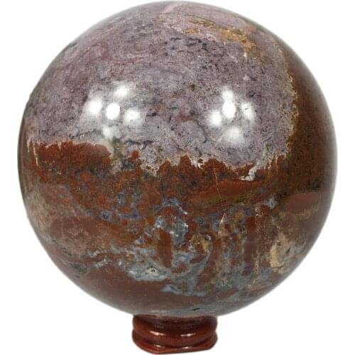 Ocean Jasper Sphere Natural Quartz Crystal Collection Gift Home Furnishing Articles Reiki Healing Mineral Ball