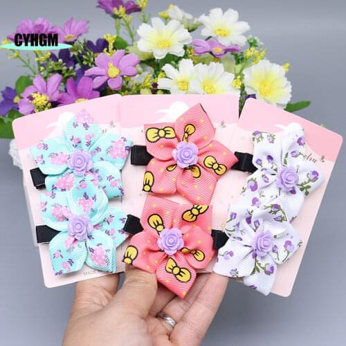 Wholesale silk ribbon hair clips for girls hairpins headwear cute spinki do wlosow Barrettes kids hanfu hair accessory S01-1