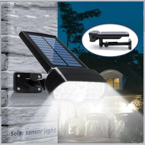 Adjustable 16 LED Solar Power Light PIR Motion Sensor Spot Garden Wall Lamp Garden Waterproof Outdoor Solar Panel Street Light