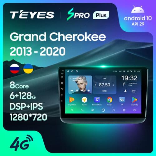 TEYES SPRO Plus For Jeep Grand Cherokee WK2 2013 - 2020 Car Radio Multimedia Video Player Navigation No 2din 2 din DVD