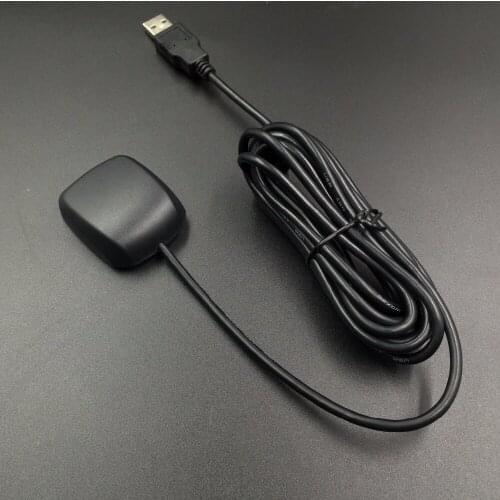 USB gps receiver GNSS GPS GLONASS receiver module antenna,M8030 dual GNSS BDS receiver replace BU353S4,0183NMEA Built in FLASH