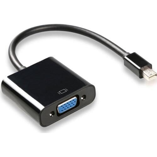 Mini DP to VGA Video Adapter 1080p for Apple for MacBook Air Pro iMac Mac Mini Adapter Cable