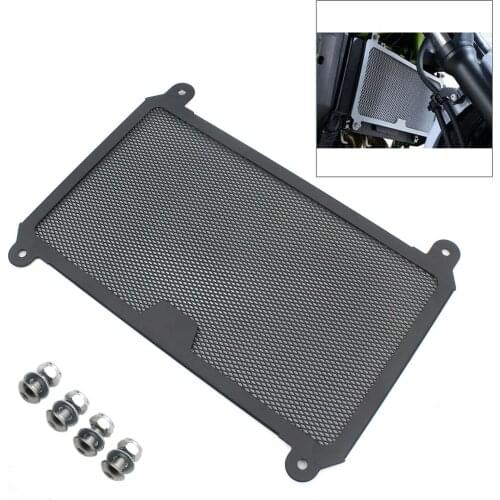 Radiator Grille Guard Cover Protector For Kawasaki Ninja 300 400 Z400 2018 2019 2020 Motorcycle Aluminum Black