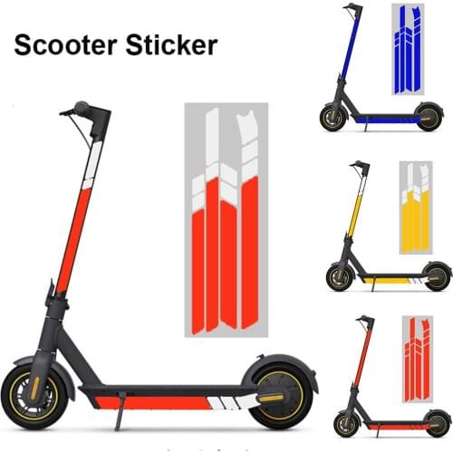 1 Set 16 Colors High Quality Reflective Styling Stickers For Xiaomi Mijia M365 Electric Scooter Skateboard Accessories