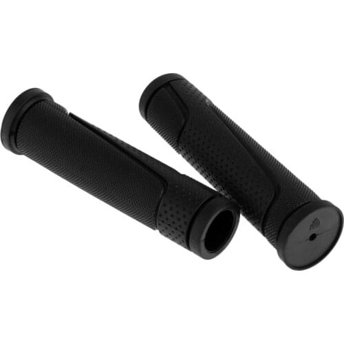 1 Pair Durable Bike Rubber Bicycle Cycling MTB Bike Handlebar Grips Handle Bar Grip End Cover Accessories Black
