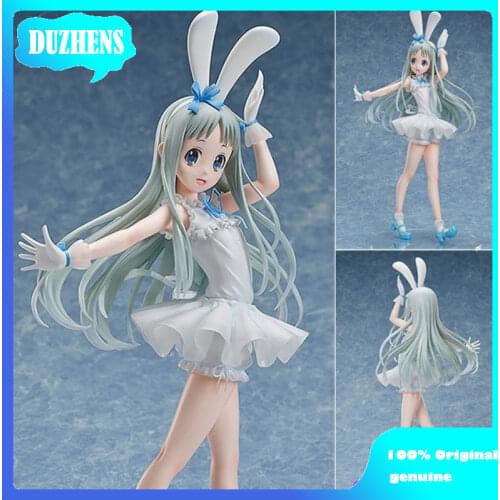 100% Original: ANOHANA Menma Rabbit ear style 1/4 PVC Action Figure Anime Figure Model Toys Figure Collection Doll Gift