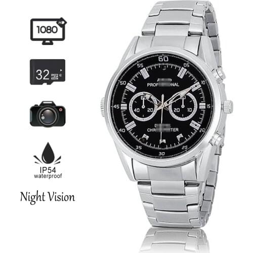 1080P HD Wearable Mini Camera Night Vision Small Cam Wristband Sports DV Mens Watch Camera Portable Surveillance Mini Camera