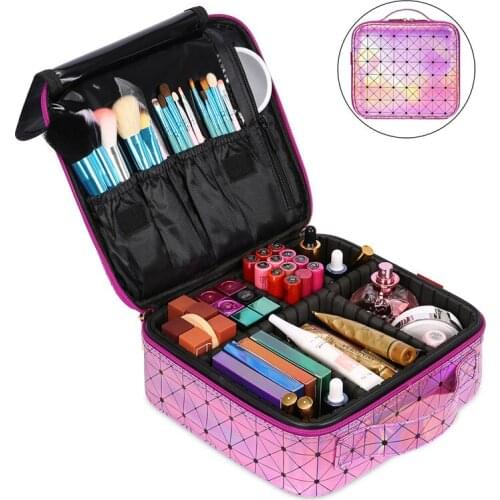 2021 Fashion Fashion portable storage colorful multifunctional make-up cosmetic bag box