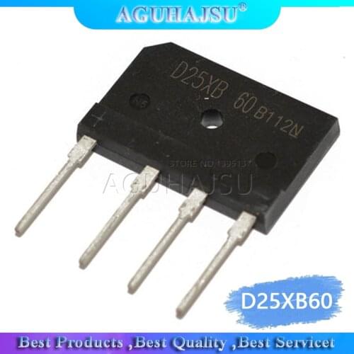 5pcs D25XB 60 D25XB60 Rectifier Bridge Flat Bridge 25A600V Induction Cooker Parts molewei