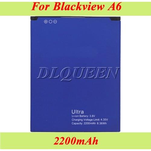 For Blackview Ultra A6 Battery 2200mAh Bateria Accumulator AKKU