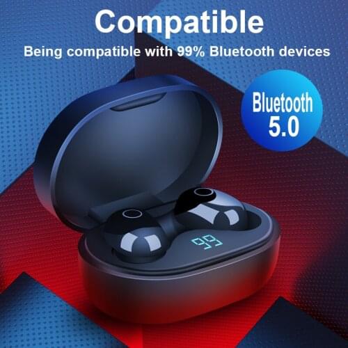 Wireless Earbuds Y16 Long-Life Battery Tws Hifi 6D Sound Noise Cancellation Sports Earphones Led Display Headsets